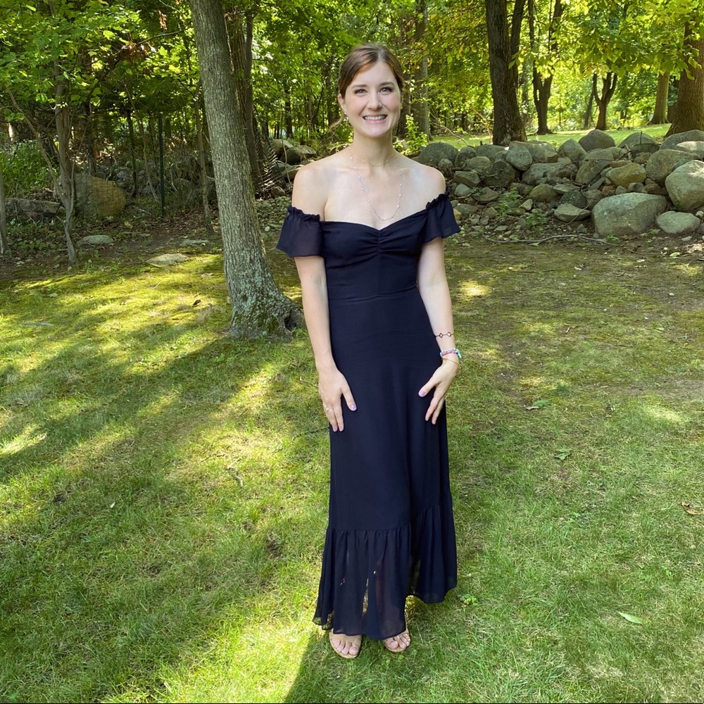 Reformation Butterfly Dress (blk)